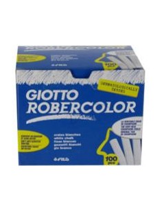 ESTUCHE 100 TIZAS BLANCAS ROBERCOLOR