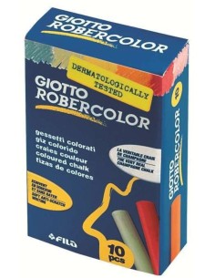ESTUCHE 10 TIZAS COLORES ROBERCOLOR
