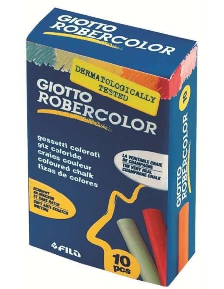 ESTUCHE 10 TIZAS COLORES ROBERCOLOR
