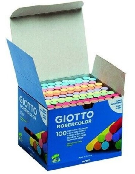 ESTUCHE 100 TIZAS COLORES ROBERCOLOR