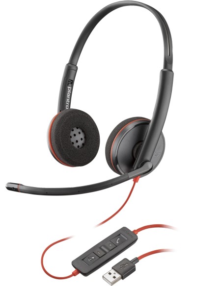 Auriculares Blackwire 3220 estéreo USB-A (paquete)