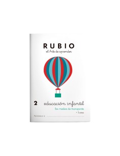 CUADERNO RUBIO A5 EDU. INF. 2 MEDIOS TRA - Pack de 10 unidades EI2