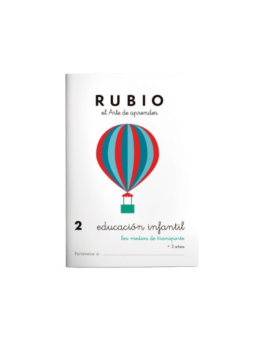 CUADERNO RUBIO A5 EDU. INF. 2 MEDIOS TRA - Pack de 10 unidades EI2