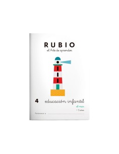 CUADERNO RUBIO A5 EDU. INF. 4 EL MAR - Pack de 10 unidades EI4