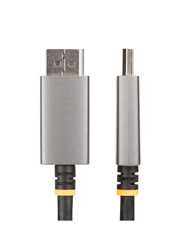 Cable Adaptador de 2m DisplayPort a HDMI - 8K 60Hz - 4K 144Hz - HDR10 - Conversor de Vídeo Activo DP 1.4 a HDMI 2.1 - Convertid