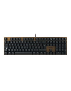 KC 200 MX teclado Juego USB QWERTY Nórdico Negro, Bronce