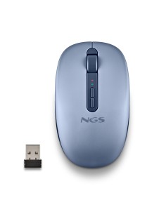 FOG DUAL BLUE ratón Universal Ambidextro RF Wireless + Bluetooth 1600 DPI