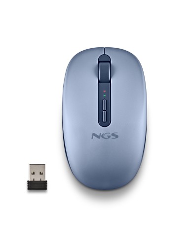 FOG DUAL BLUE ratón Universal Ambidextro RF Wireless + Bluetooth 1600 DPI