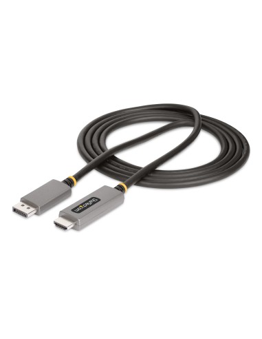 Cable Adaptador de 2m DisplayPort a HDMI - 8K 60Hz - 4K 144Hz - HDR10 - Conversor de Vídeo Activo DP 1.4 a HDMI 2.1 - Convertid