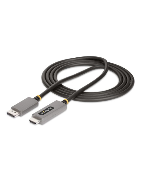 Cable Adaptador de 2m DisplayPort a HDMI - 8K 60Hz - 4K 144Hz - HDR10 - Conversor de Vídeo Activo DP 1.4 a HDMI 2.1 - Convertid