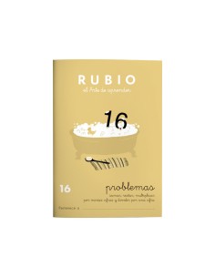 CUADERNO RUBIO A5 OPERAC.y PROBLEMAS 16 - Pack de 10 unidades P16