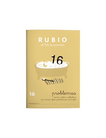 CUADERNO RUBIO A5 OPERAC.y PROBLEMAS 16 - Pack de 10 unidades P16