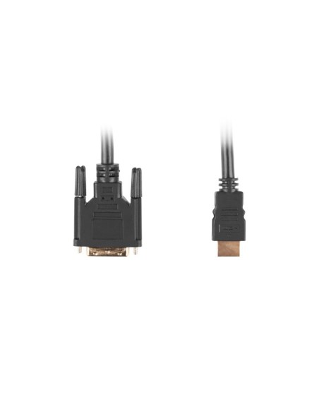 CA-HDDV-10CC-0005-BK adaptador de cable de vídeo 0,5 m HDMI tipo A (Estándar) DVI-D Negro