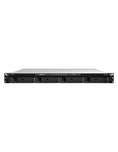RackStation RS826+ servidor de almacenamiento NAS Bastidor (1U) AMD Ryzen V1500B 4 GB DDR4 0 TB DiskStation Manager Negro, Gris
