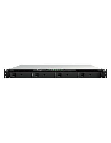 RackStation RS826RP+ servidor de almacenamiento NAS Bastidor (1U) AMD Ryzen V1500B 4 GB DDR4 0 TB DiskStation Manager Negro, Gri