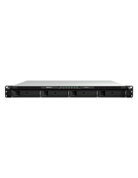 RackStation RS826RP+ servidor de almacenamiento NAS Bastidor (1U) AMD Ryzen V1500B 4 GB DDR4 0 TB DiskStation Manager Negro, Gri