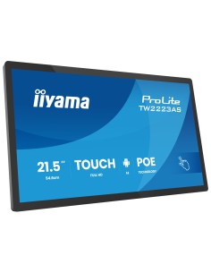 TW2223AS-B3P pantalla de señalización Panel plano interactivo 54,6 cm (21.5") Wifi 450 cd / m² Full HD Negro Pantalla táctil Pro