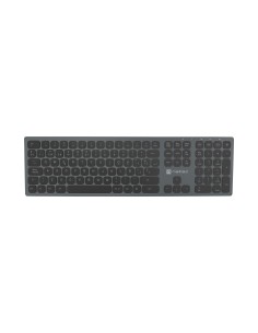 NKL-1830 teclado Universal RF Wireless + Bluetooth QWERTY Español Negro, Gris