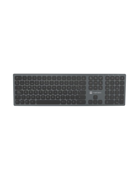 NKL-1830 teclado Universal RF Wireless + Bluetooth QWERTY Español Negro, Gris NKL-1830 teclado Universal RF Wireless + Bluetooth QWERTY Español Negro, Gris