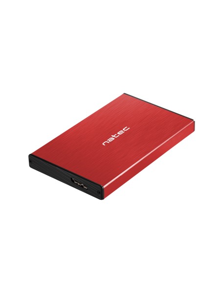 Rhino GO Carcasa de disco duro/SSD Rojo 2.5"