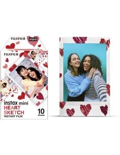 INSTAX MINI FILM HEART (10) película instantáneas 10 pieza(s) 54 x 86 mm