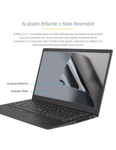 Filtro de Privacidad para Portátil de 13,3in - Filtro para Monitor para Pantalla Ancha 16:9 - Protector de Pantalla - Reducción