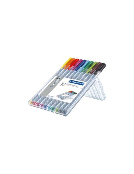 triplus fineliner 334 rotulador de punta fina Multi 10 pieza(s)