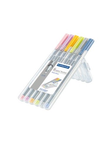 triplus fineliner 334 rotulador de punta fina Multi 6 pieza(s)