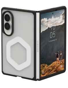 214562114343 funda para teléfono móvil 19,3 cm (7.6") Negro, Blanco