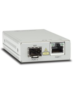 AT-MMC2000/SP-960 convertidor de medio 1000 Mbit/s 850 nm Multimodo Plata