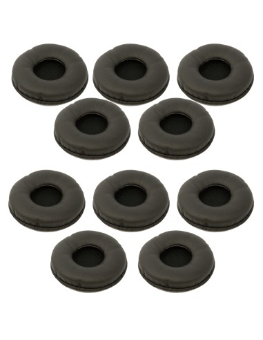 14101-37 almohadilla para auriculares Cuero Negro 10 pieza(s)