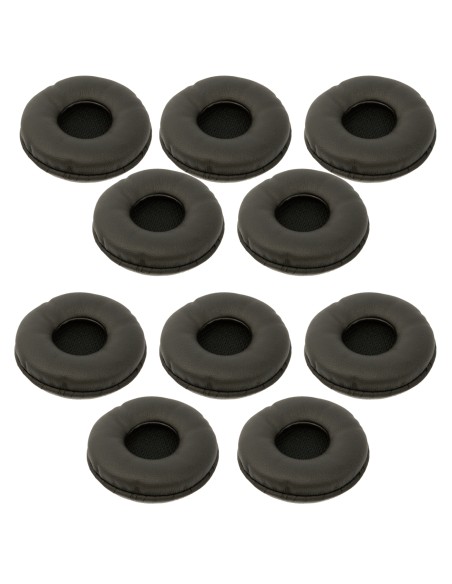 14101-37 almohadilla para auriculares Cuero Negro 10 pieza(s)
