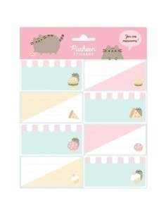 ETIQUETA ESCOLAR ERIK 15,8x20 PUSHEEN FO - Pack de 10 unidades