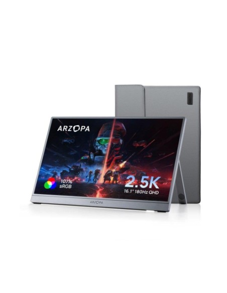 Z3FC + SLEEVE Monitor portátil Gris 40,9 cm (16.1") LCD 2560 x 1440 Pixeles