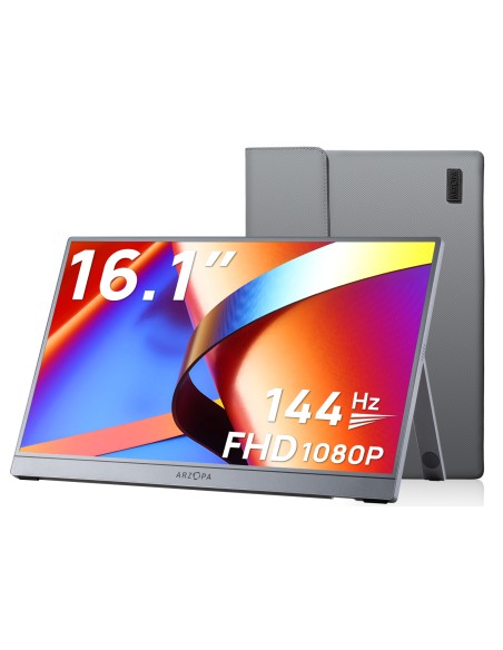 Z1FC Monitor portátil Gris 40,9 cm (16.1") LCD 1920 x 1080 Pixeles