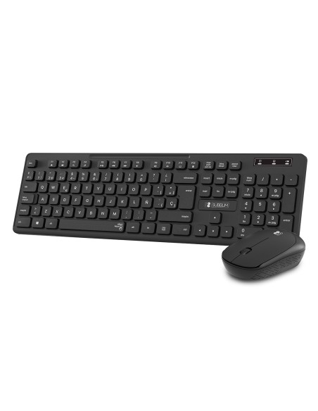 Teclado Ergonómico y ratón Combo Business Slim Silencioso Inalámbrico 2.4G