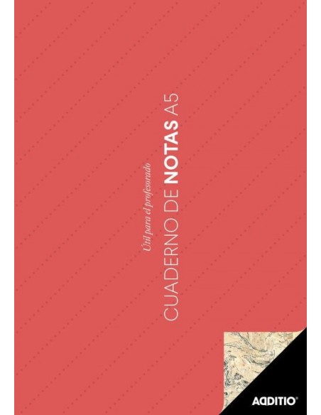 Cuaderno de notas a5 con plan del curso y evaluacion continua