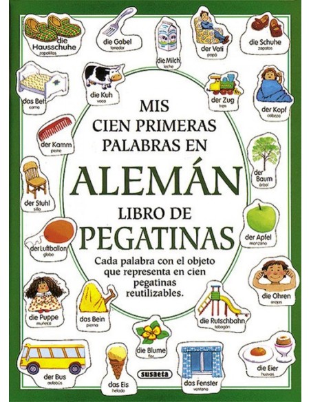Mis 100 primeras palabras en Aleman con pegatinas