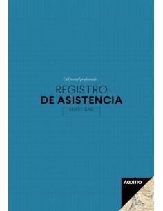 CUADERNO REGISTRO DE ASISTENCIA ESCOLAR 195X285CM