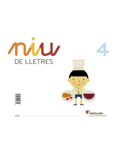 niu de lletres 4lectoescriptura 4 anys