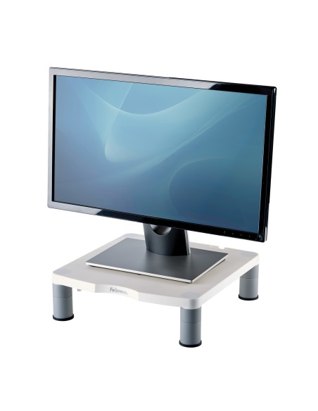 Standard Monitor Riser 53,3 cm (21") Gris, Blanco Escritorio