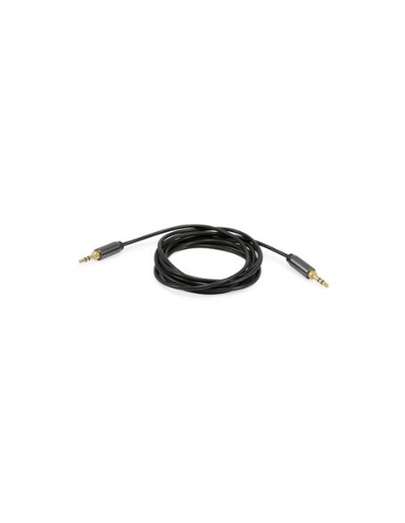 147083 cable de audio 2,5 m 3,5mm Negro