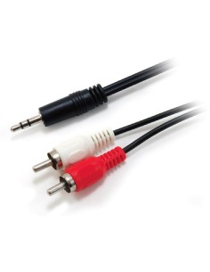 14709207 cable de audio 2,5 m 3,5mm 2 x RCA Negro