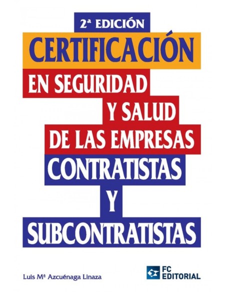 CertifEn Seguridad Y Salud Empresas Contratistas Subcontra