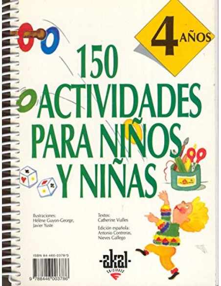 150 actividades ninos y ninas 4 anos