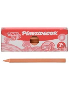 C 25 CERAS PLASTIDECOR UNICOLOR CARNE