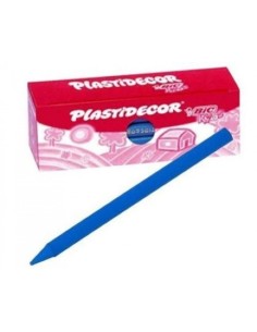 C 25 CERAS PLASTIDECOR UNICOLOR AZUL CLARO