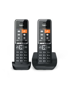 COMFORT 550 duo Teléfono analógico Identificador de llamadas Negro