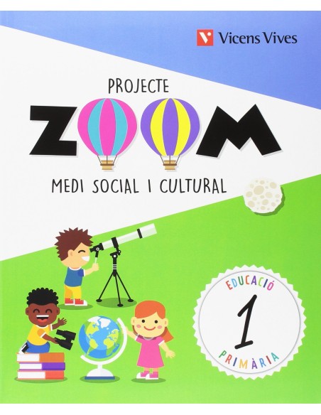 MEDI SOCIAL 1 PRIMARIA AMB QUADERN BENVINGUDA CATALUNYA PROJECTE ZOOM