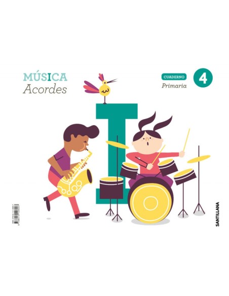 CUADERNO MUSICA 4 PRIMARIA ACORDES ED19